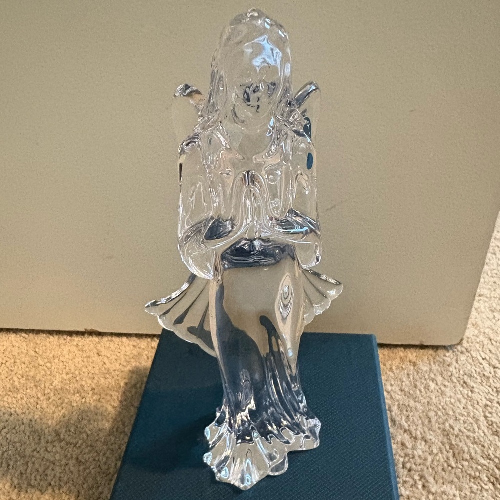Waterford Clear Glass Angel Figurine